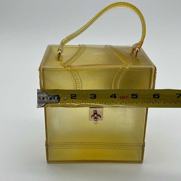 NWT Jelly Box Purse - Yellow - Picture 12 of 13